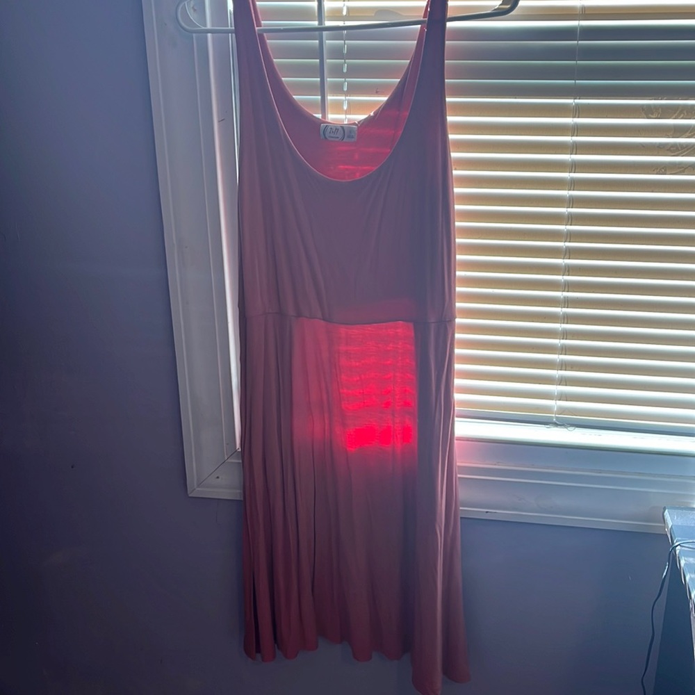 Pink dress with pockets